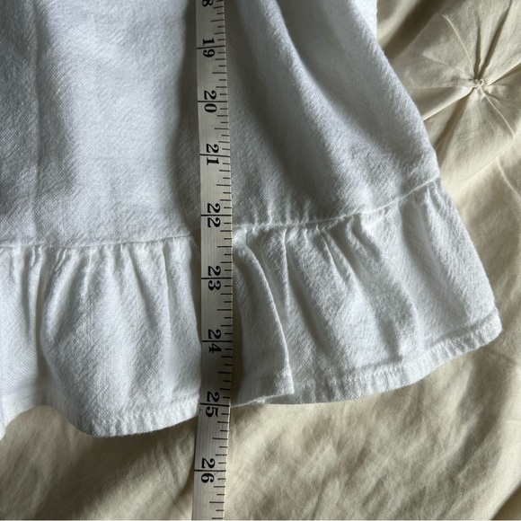 Hollister XS White Ruffled Mini Sundress - Picture 6 of 7